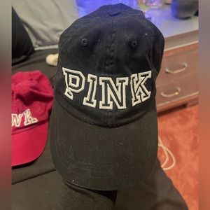 PINK hat black